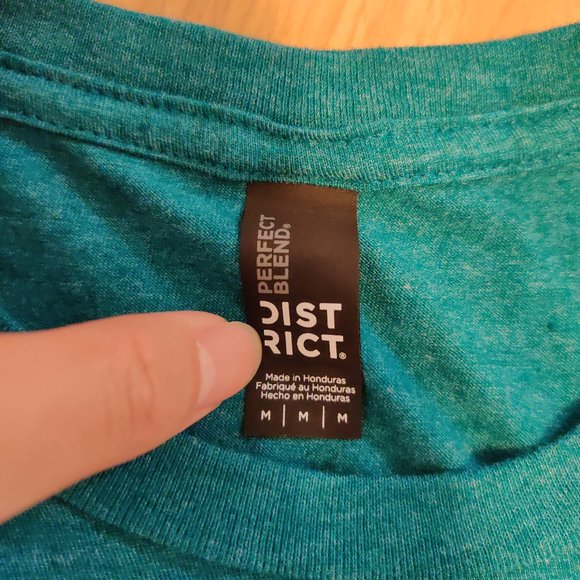 Teal Blue T-Shirt DoorDash Global 2022 Hackathon District Tee M - Picture 3 of 4